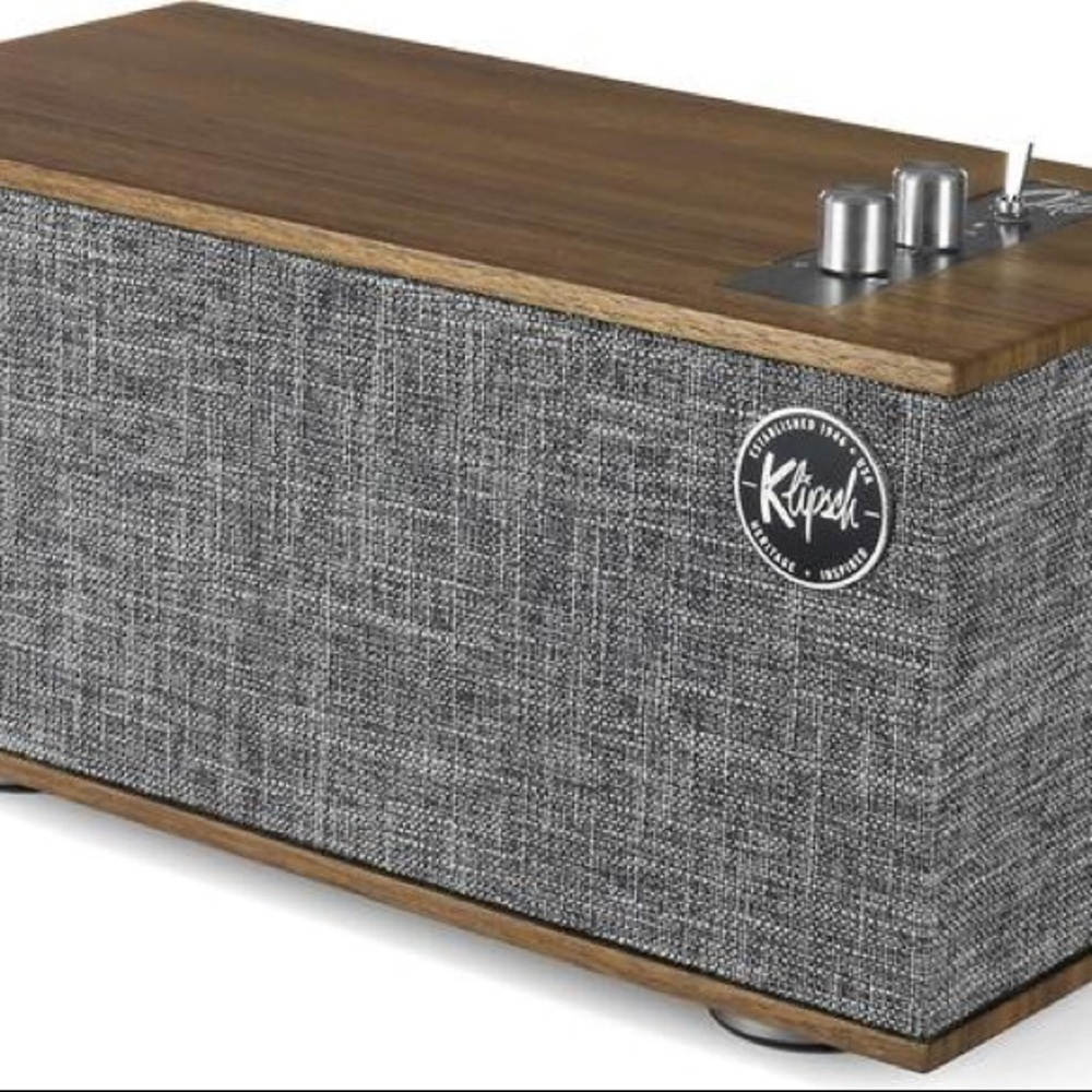 Klipsch The One ||
Klispch is a speaker that plays concert quality audio